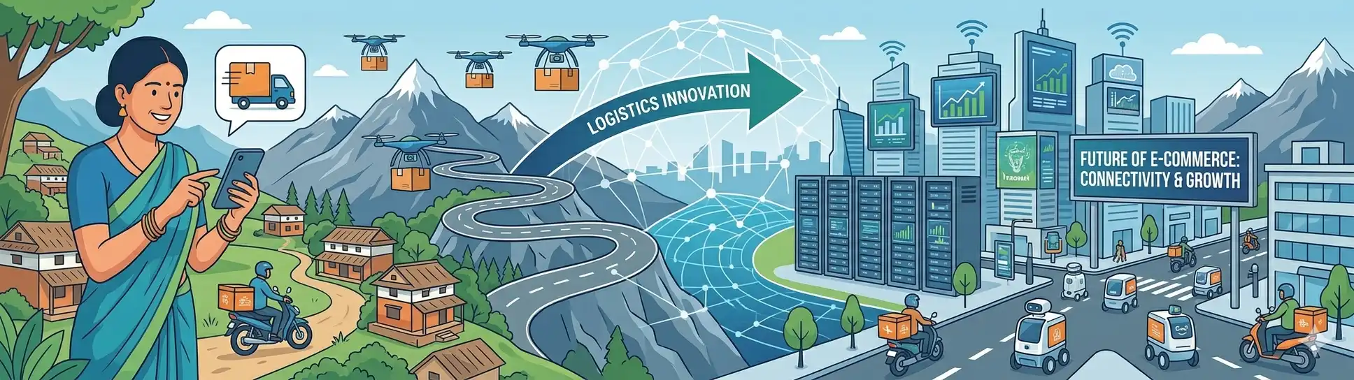 Adoption and Growth of E-Commerce in the Nepali Market - Banner Image